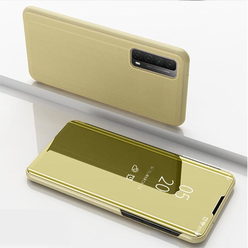 Hoesje voor Huawei P Smart 2021 Folio-hoesje Spiegeleffect