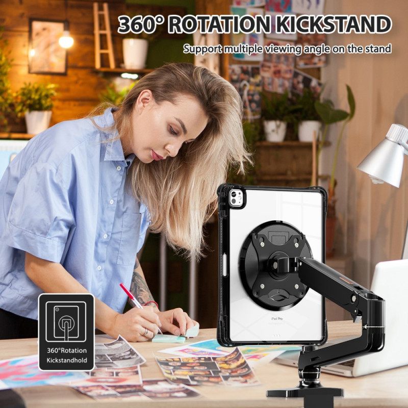 Case Hoesje iPad Pro 13 (2025) Telefoonhoesje Transparant Met Standaard