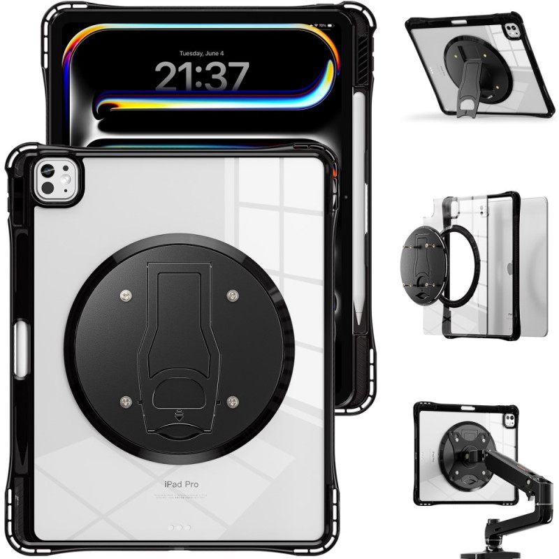 Case Hoesje iPad Pro 13 (2025) Telefoonhoesje Transparant Met Standaard