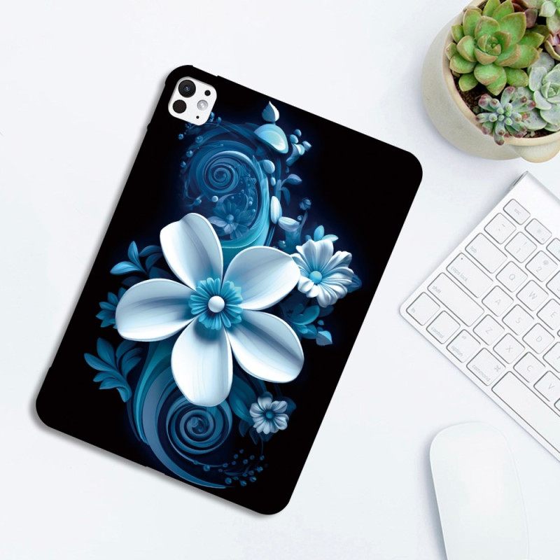 Cover Hoesje iPad Pro 13 (2025) Telefoonhoesje Zwarte Orchidee