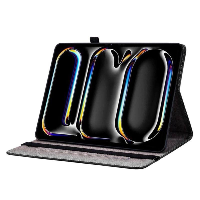 Cover iPad Pro 13 (2025) Blauwe Vlinders Bescherming Hoesje