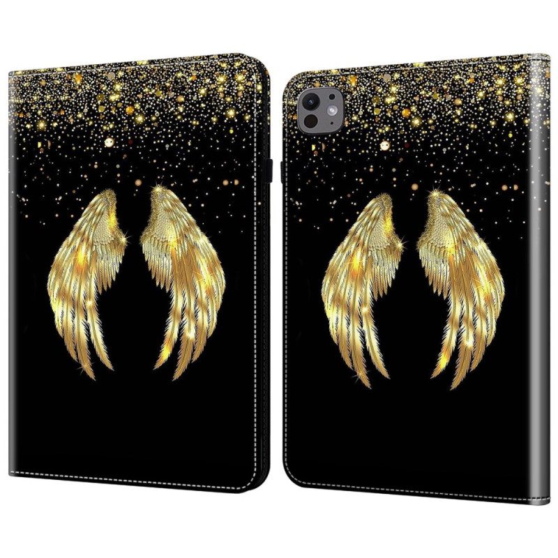 Cover iPad Pro 13 (2025) Gouden Vleugels Bescherming Hoesje