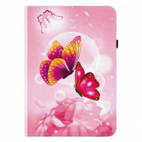 Cover iPad Pro 13 (2025) Roze Vlinders