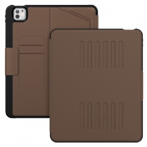 Cover iPad Pro 13 (2025) U-vormige Standaard En Kaarthouder Bescherming Hoesje