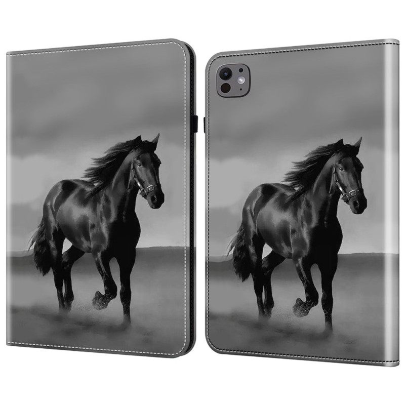 Cover iPad Pro 13 (2025) Zwart Paard