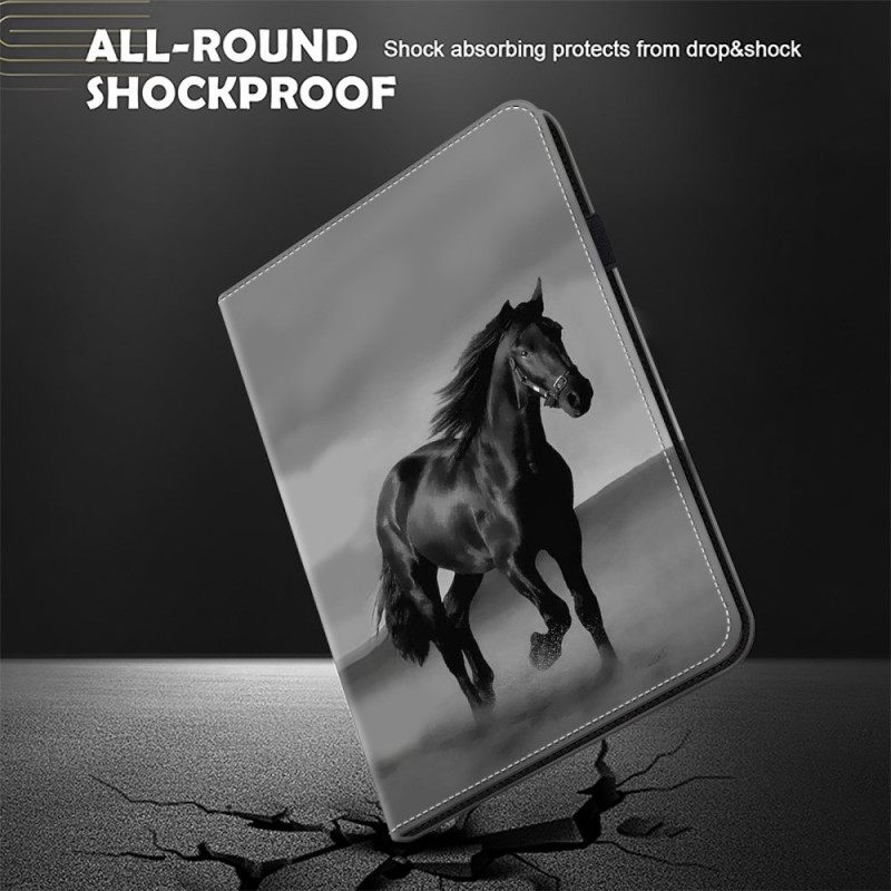 Cover iPad Pro 13 (2025) Zwart Paard