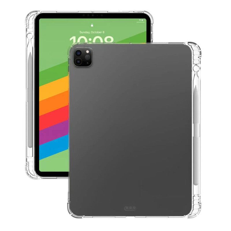 Cover Voor iPad Pro 13 (2025) Transparante Stylushouder
