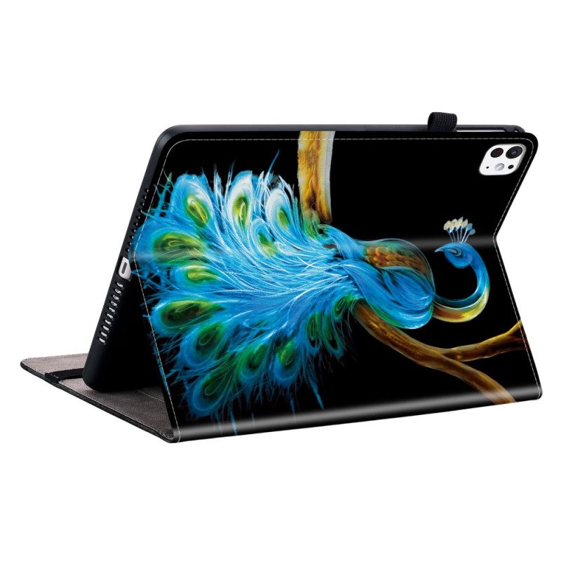 Hoesje Case iPad Pro 13 (2025) Pauwenpatroon