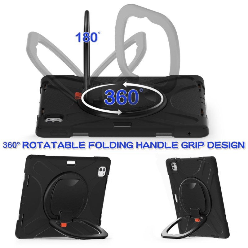 Hoesje iPad Pro 13 (2025) Draaibare Standaard En Handgreep Bescherming Hoesje