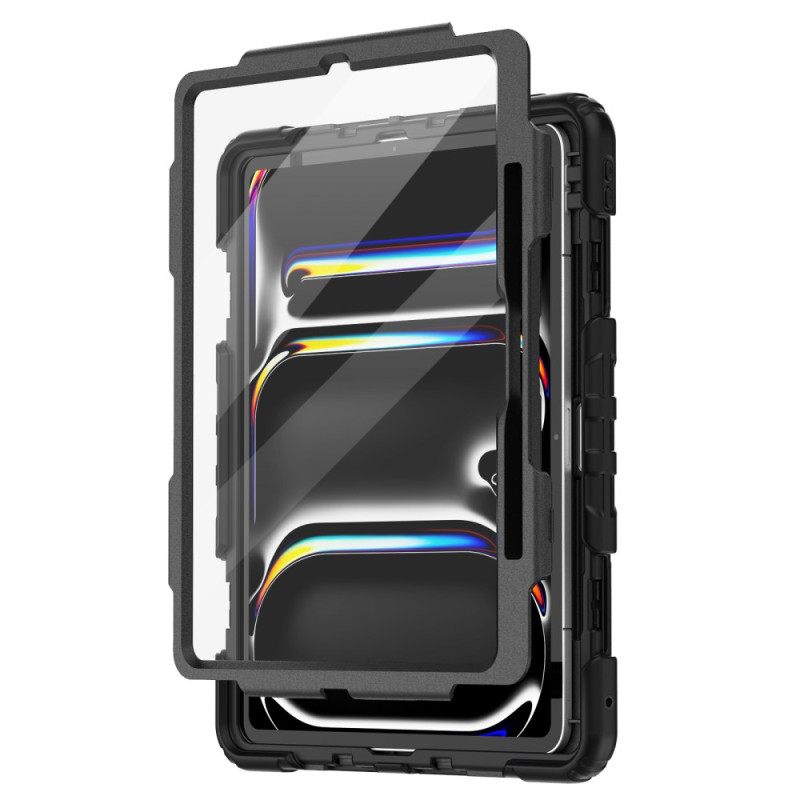 Hoesje iPad Pro 13 (2025) Robuust Met Schermbeschermer En Schouderriem