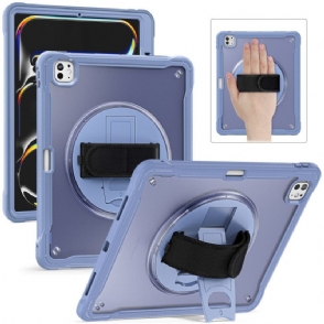 Hoesje iPad Pro 13 (2025) Standaard En Draaibare Handriem Bescherming Hoesje