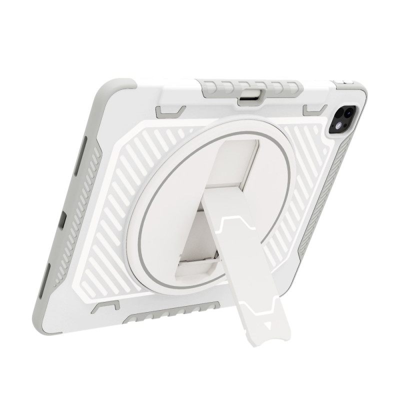 Hoesje iPad Pro 13 (2025) Stylushouder En Verstelbare Standaard Bescherming Hoesje