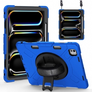 Hoesje iPad Pro 13 (2025) Ultra-resistente Standaard En Schouderriem