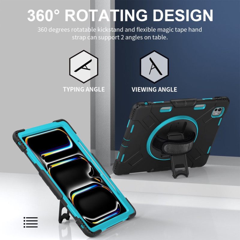 Hoesje iPad Pro 13 (2025) Ultra-resistente Standaard En Schouderriem