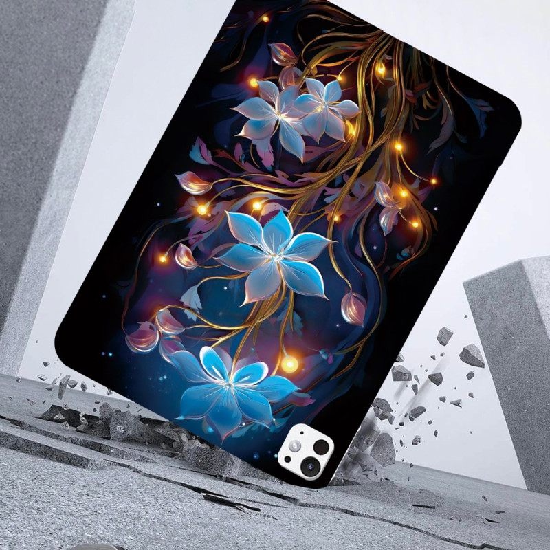 Hoesje iPad Pro 13 (2025) Verlichte Bloemen