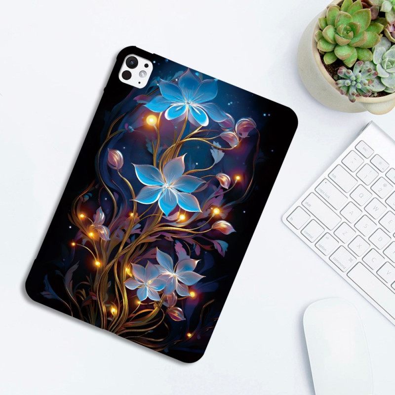 Hoesje iPad Pro 13 (2025) Verlichte Bloemen