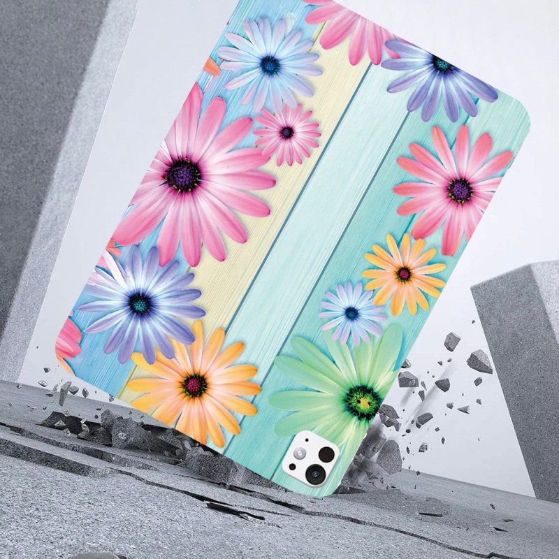 Hoesje iPad Pro 13 (2025) Zonnebloemdesign Bescherming Hoesje