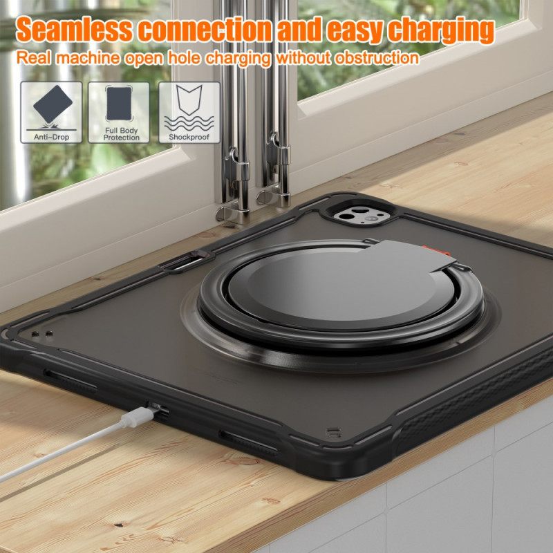 Hoesje Voor iPad Pro 13 (2025) Draaibare Standaard En Stylushouder