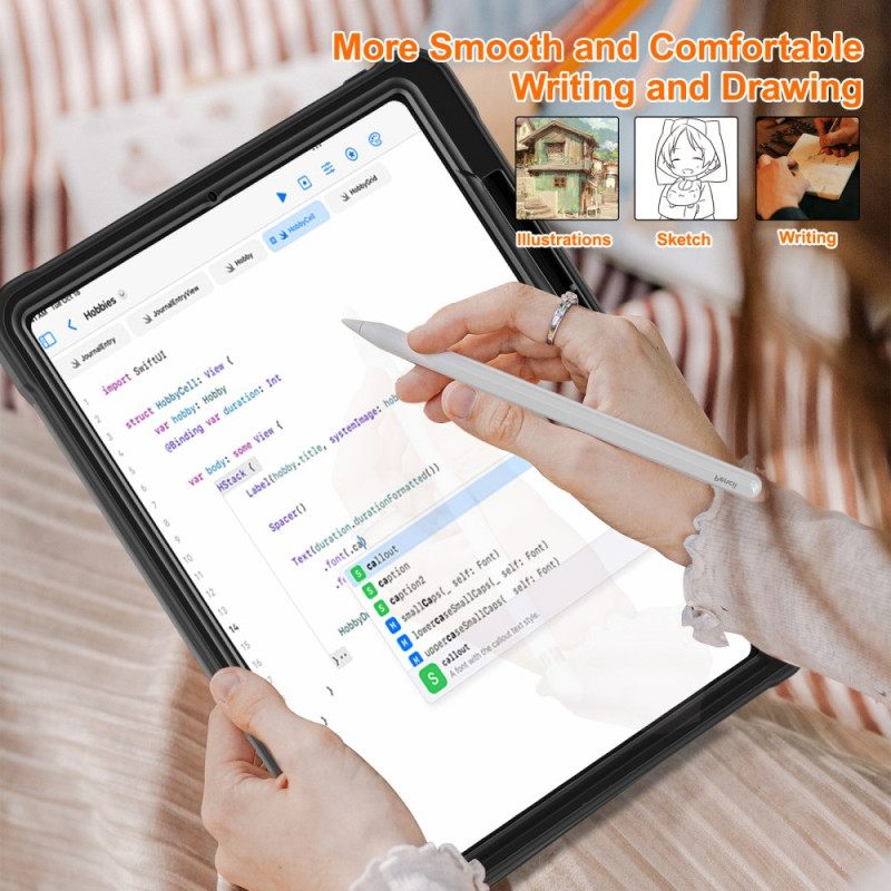 Hoesje Voor iPad Pro 13 (2025) Draaibare Standaard En Stylushouder