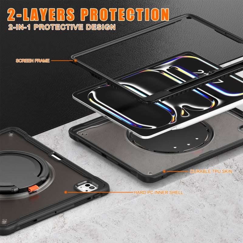 Hoesje Voor iPad Pro 13 (2025) Draaibare Standaard En Stylushouder