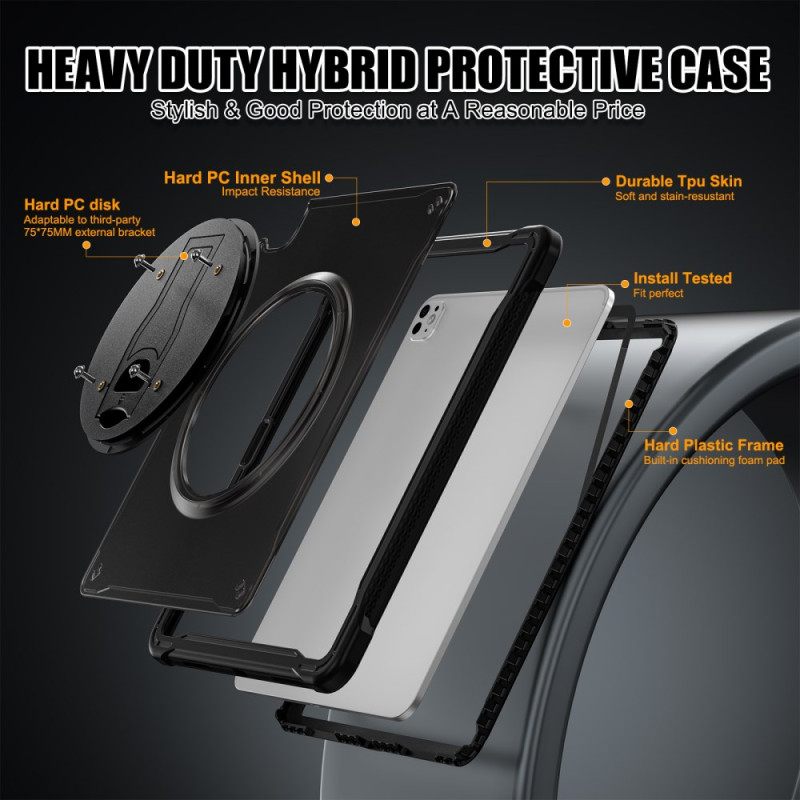 Hoesje Voor iPad Pro 13 (2025) Translucent Met Standaard