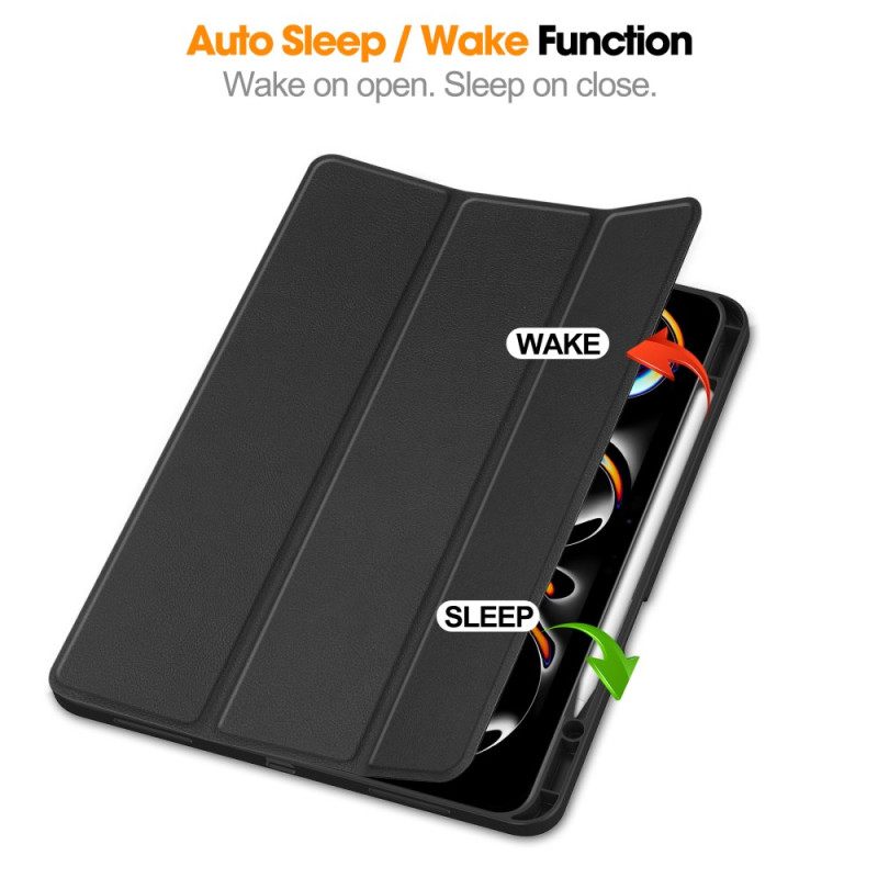 iPad Pro 13 (2025) Stylushouder Van Imitatieleer