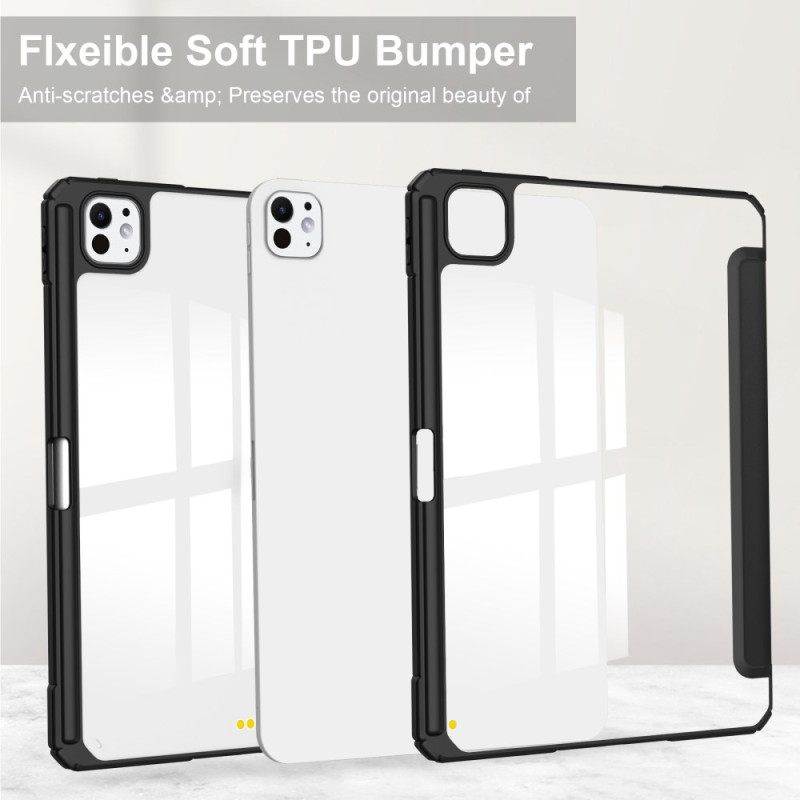 iPad Pro 13 (2025) Transparante Hoes Van Imitatieleer