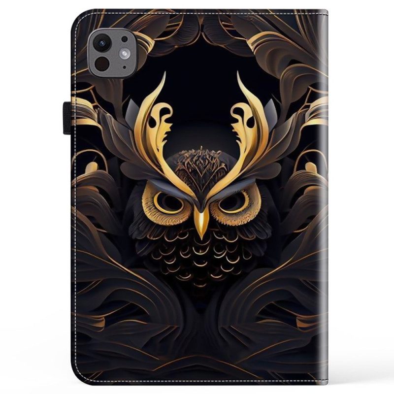 Leren Hoesje Voor iPad Pro 13 (2025) Uil