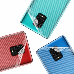 Carbon Achterste Films Voor Xiaomi Redmi Note 9 Pro (2 Stuks)