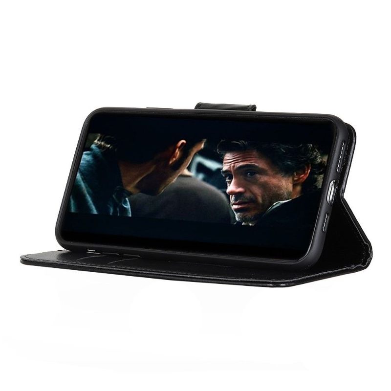 Case voor Xiaomi Redmi Note 9S / Redmi Note 9 Pro Folio-hoesje Ondersteuningsfunctie Van Kunstleer