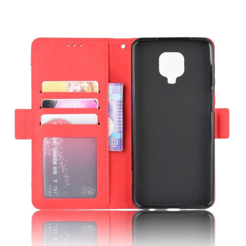 Folio-hoesje voor Xiaomi Redmi Note 9S / Redmi Note 9 Pro Ledereffect Met Kaarthouder
