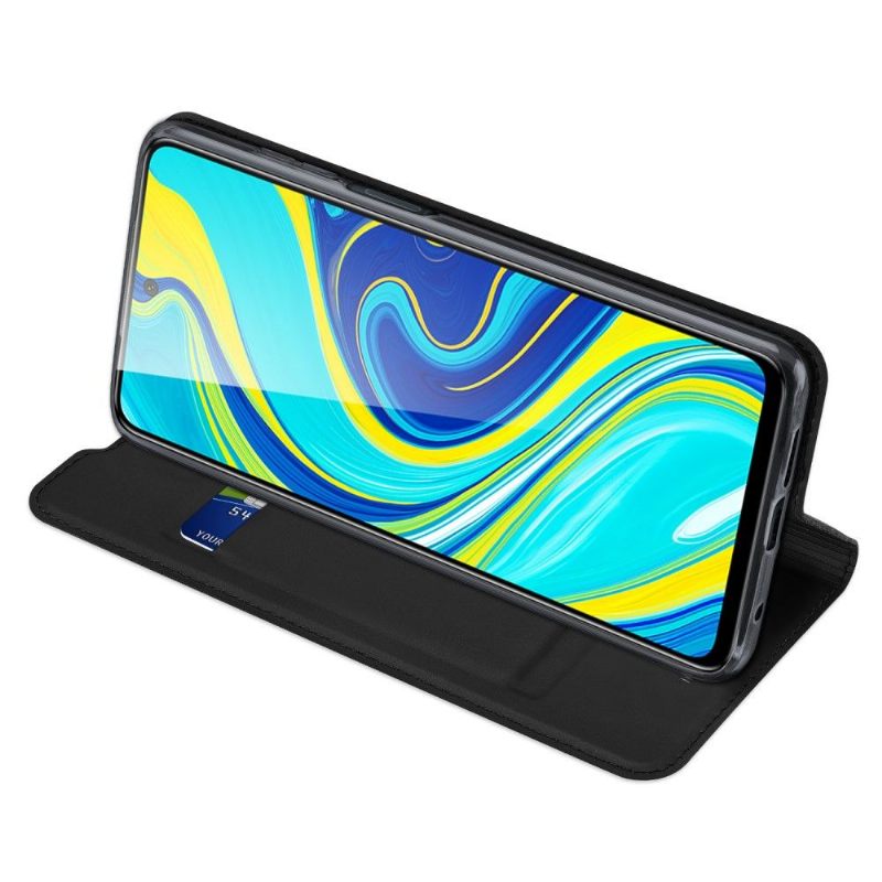 Folio-hoesje voor Xiaomi Redmi Note 9S / Redmi Note 9 Pro Satijnen Coating