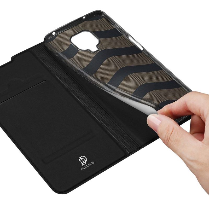 Folio-hoesje voor Xiaomi Redmi Note 9S / Redmi Note 9 Pro Satijnen Coating