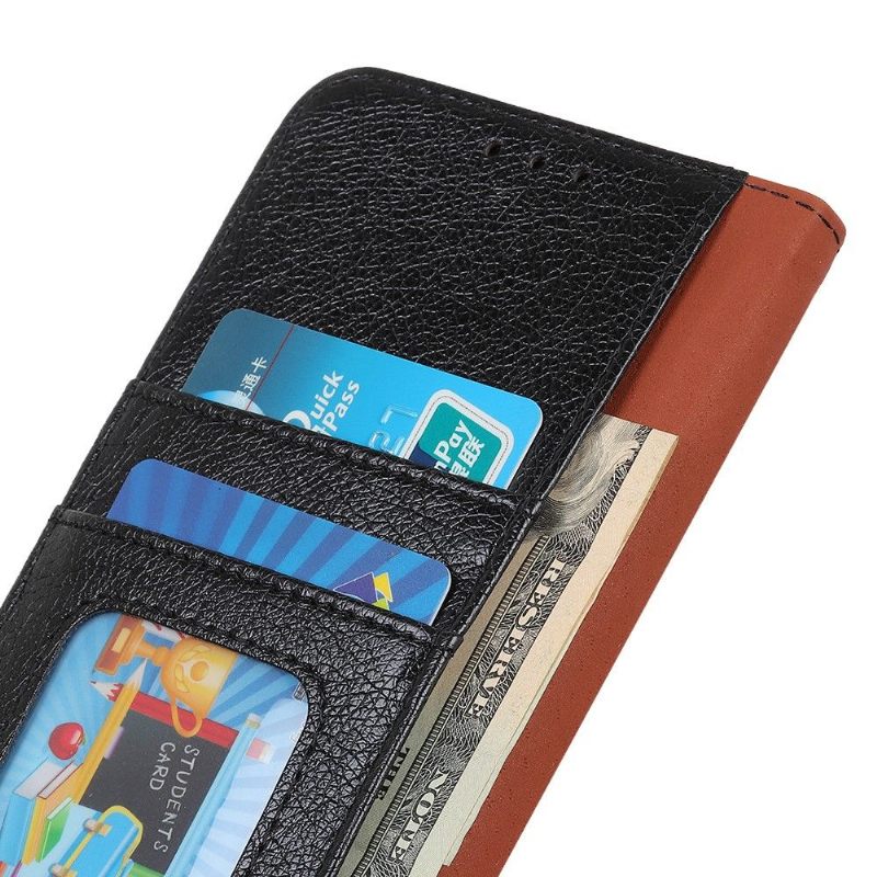 Folio-hoesje voor Xiaomi Redmi Note 9S / Redmi Note 9 Pro Verouderde Lederen Stijl