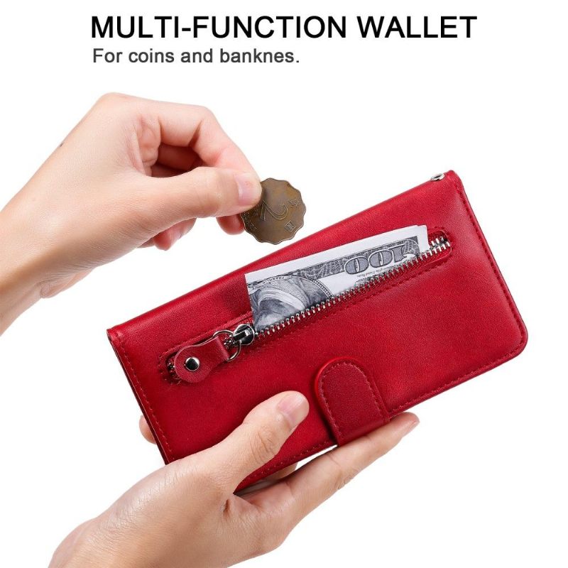Folio-hoesje voor Xiaomi Redmi Note 9S / Redmi Note 9 Pro Zak Met Rits