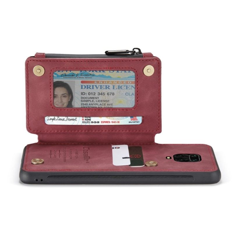 Telefoonhoesje voor Xiaomi Redmi Note 9S / Redmi Note 9 Pro Met Kaarthouder