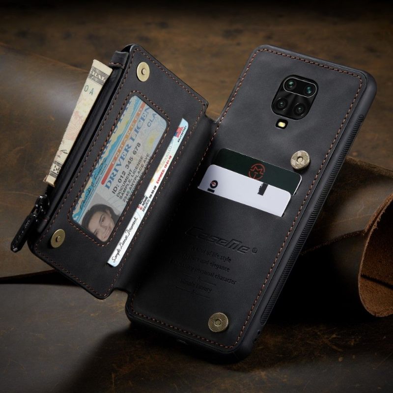 Telefoonhoesje voor Xiaomi Redmi Note 9S / Redmi Note 9 Pro Met Kaarthouder