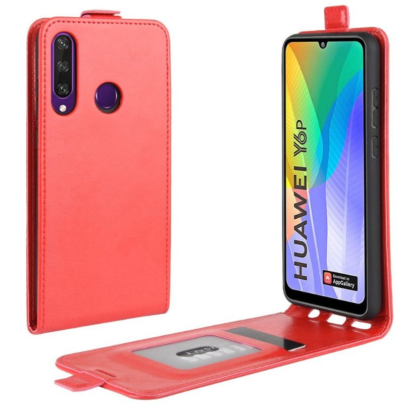 Folio-hoesje voor Huawei Y6p Kunstleer Verticaal