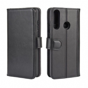 Folio-hoesje voor Huawei Y6p Premium Leer