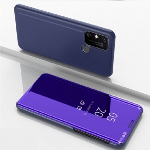 Hoesje voor Huawei Y6p Folio-hoesje Spiegeleffect