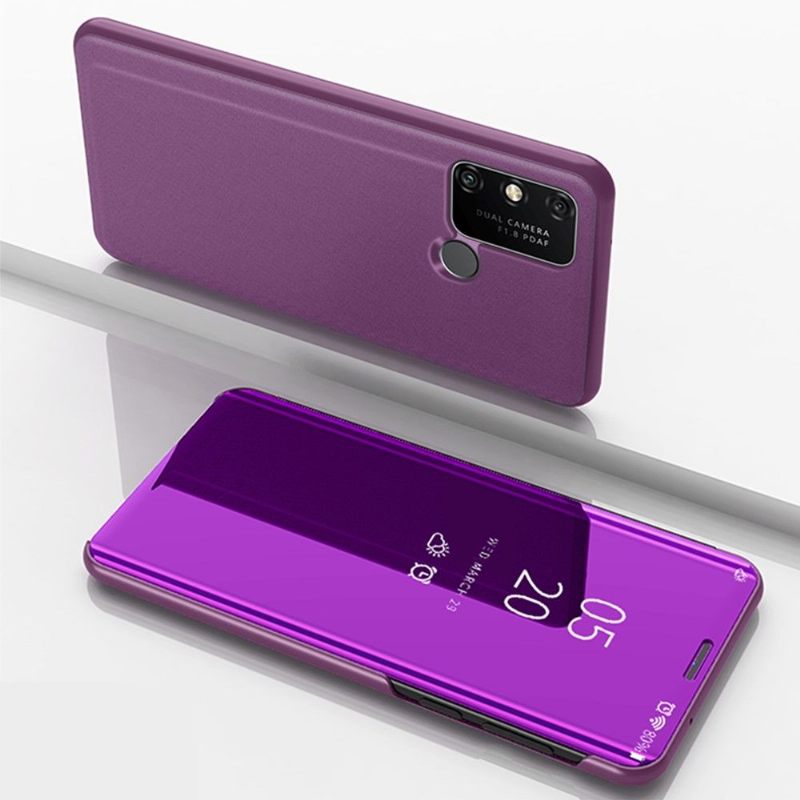 Hoesje voor Huawei Y6p Folio-hoesje Spiegeleffect