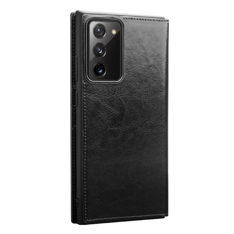 Flip Case voor Samsung Galaxy Note 20 Echt Leer