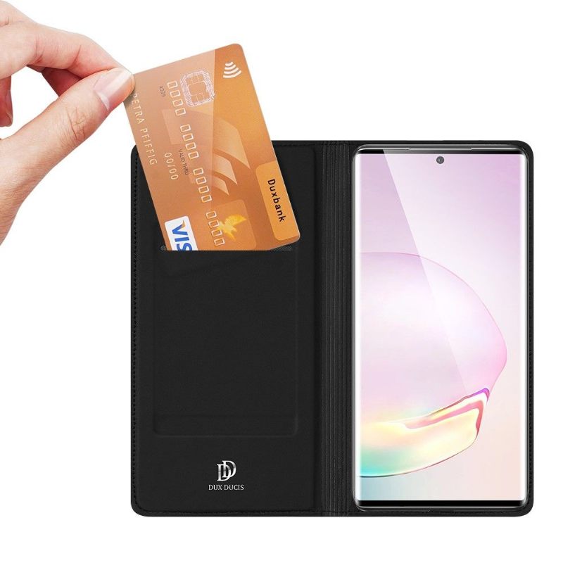 Flip Case voor Samsung Galaxy Note 20 Satijnen Coating