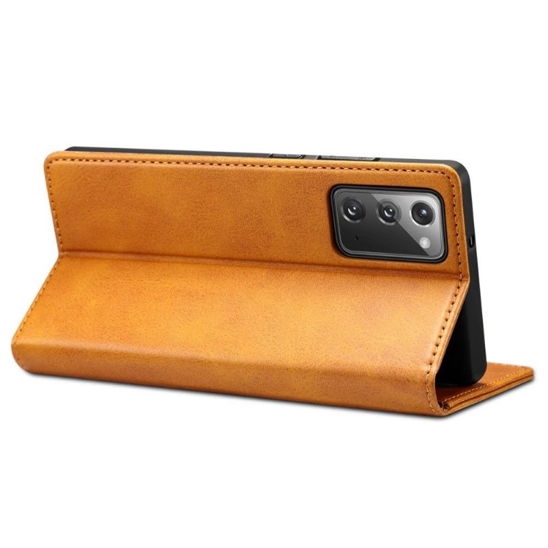 Folio-hoesje voor Samsung Galaxy Note 20 Folio Flip Style Leer