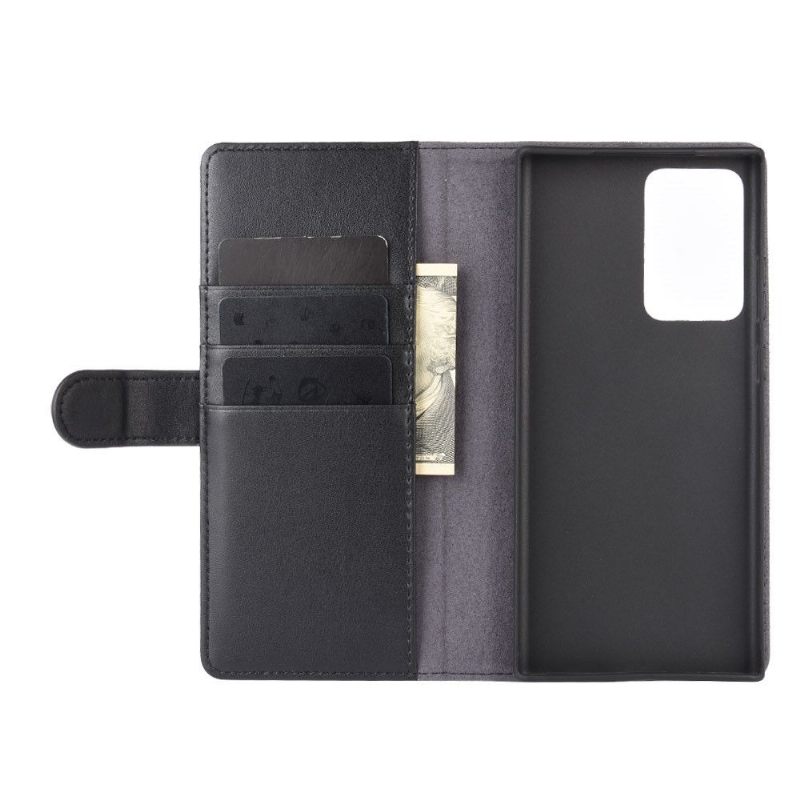 Folio-hoesje voor Samsung Galaxy Note 20 Premium Leer