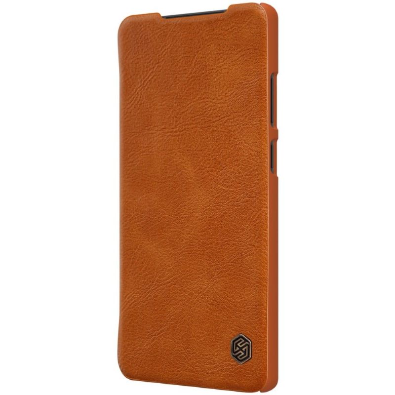 Folio-hoesje voor Samsung Galaxy Note 20 Qin Ledereffect - Havana