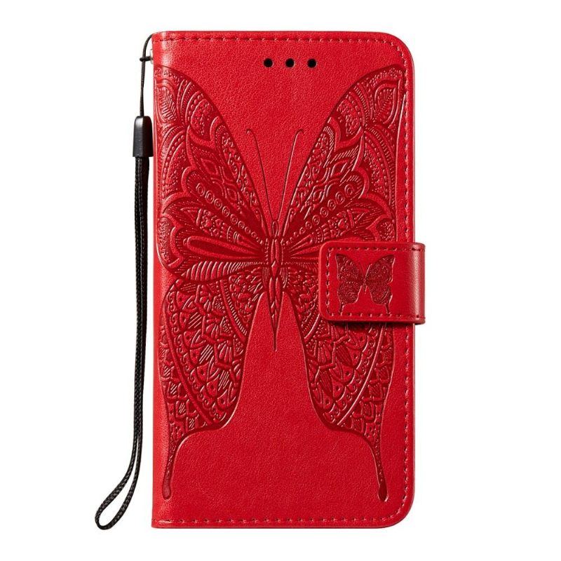 Folio-hoesje voor Samsung Galaxy Note 20 Reliëfvlinder