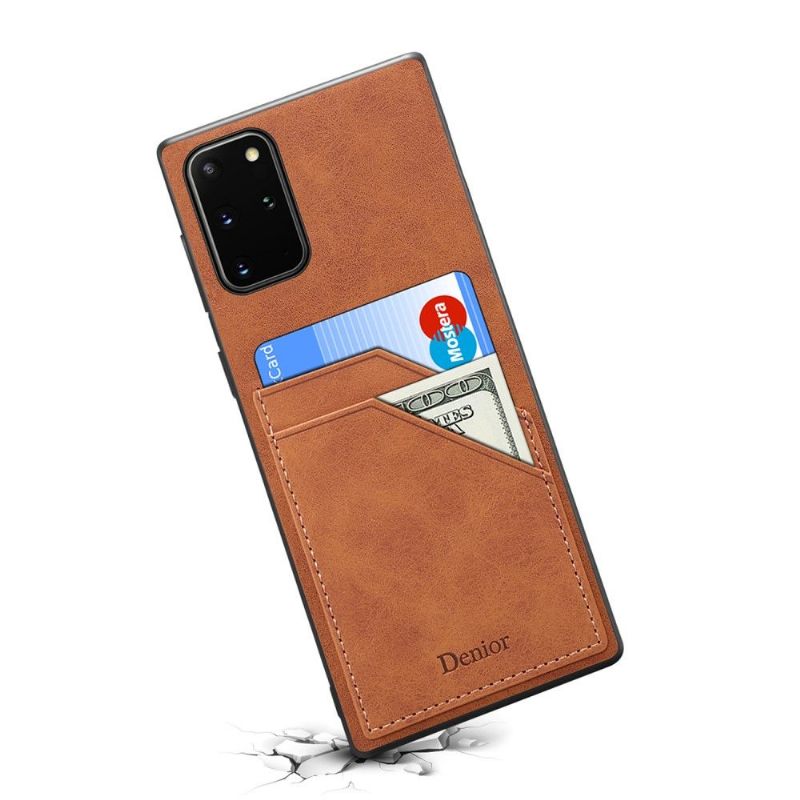Hoesje voor Samsung Galaxy Note 20 Denior Kaarthouder Met Leereffect