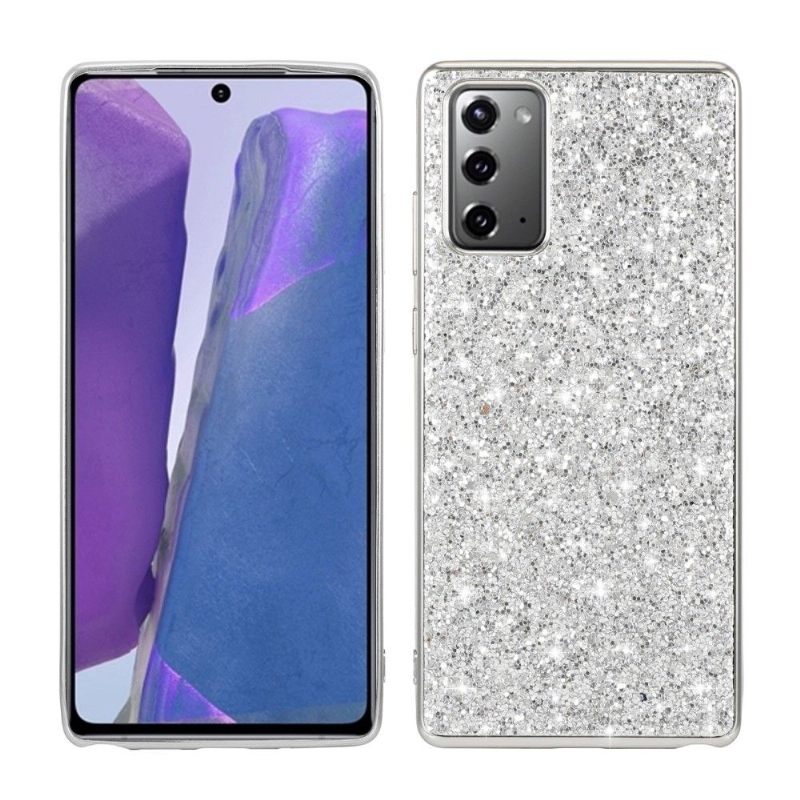 Hoesje voor Samsung Galaxy Note 20 Glamoureuze Pailletten