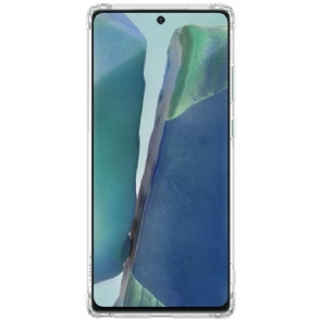 Hoesje voor Samsung Galaxy Note 20 Nillkin Nature Versterkte Hoeken